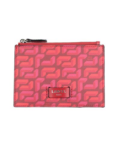 Lancel Man Document Holder Burgundy Size - Cow Leather In Red
