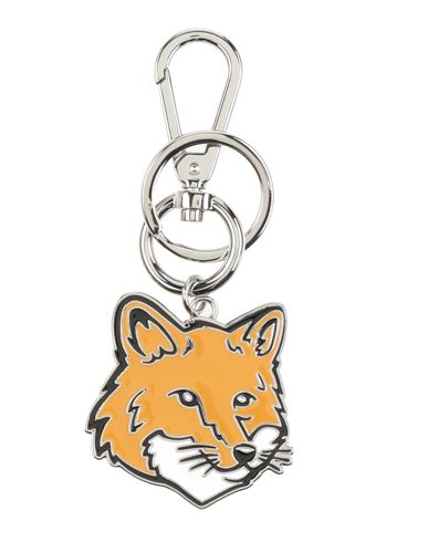 Maison Kitsuné Woman Key Ring Orange Size - Metal In Metallic