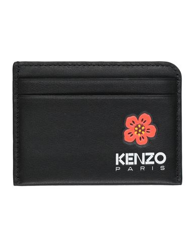 Shop Kenzo Man Document Holder Black Size - Cow Leather