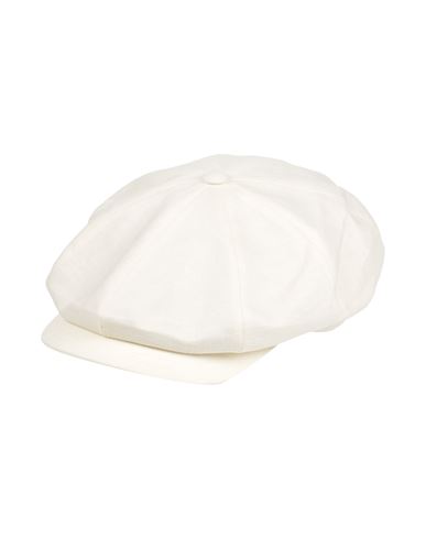 Borsalino Man Hat Cream Size L Linen In White