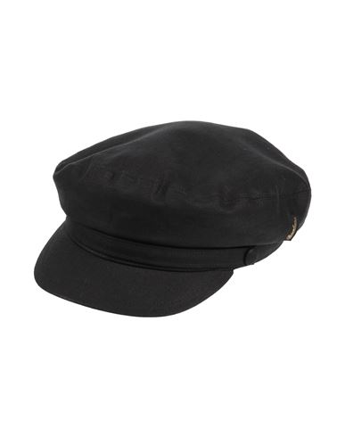 Shop Borsalino Man Hat Black Size Xl Linen
