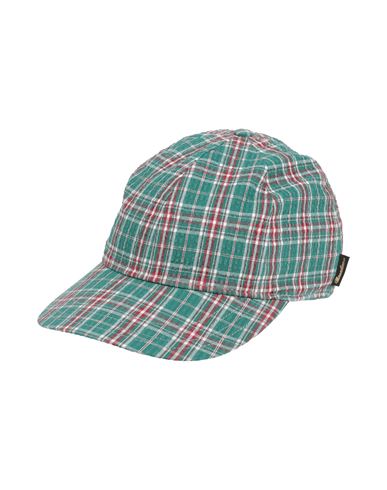 Shop Borsalino Man Hat Emerald Green Size 7 ⅝ Cotton, Elastane