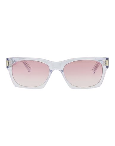 Saint Laurent Square-frame Acetate Sunglasses Sunglasses Transparent Size 54 Acetate