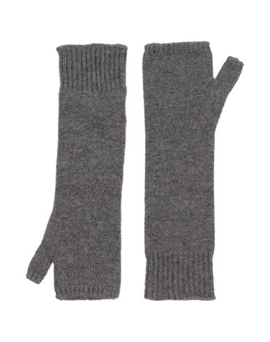 Shop Be You By Geraldine Alasio Woman Gloves Grey Size Onesize Cashmere