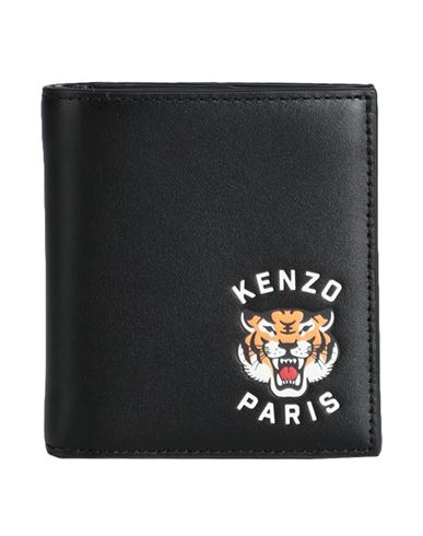 Shop Kenzo Man Wallet Black Size - Cow Leather