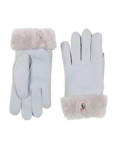 Shop Parajumpers Woman Gloves Light Grey Size L Sheepskin
