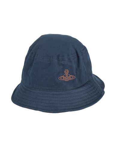 Vivienne Westwood Man Hat Midnight Blue Size M Cotton
