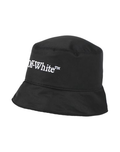 Shop Off-white Woman Hat Black Size Onesize Polyester