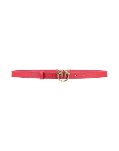 Pinko Woman Belt Red Size 34 Leather