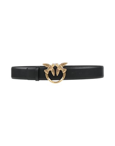 Pinko Woman Belt Black Size 36 Leather