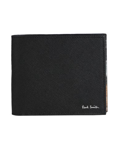 Shop Paul Smith Man Wallet Black Size - Cow Leather