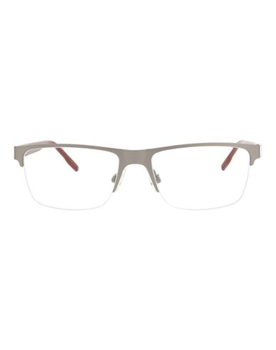 Shop Puma Square-frame Metal Optical Frames Man Eyeglass Frame Grey Size 55 Metal