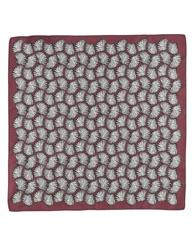 Zegna Man Scarf Plum Size - Silk In Purple