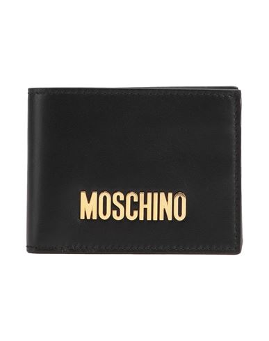 Moschino Bifold Wallet In Black
