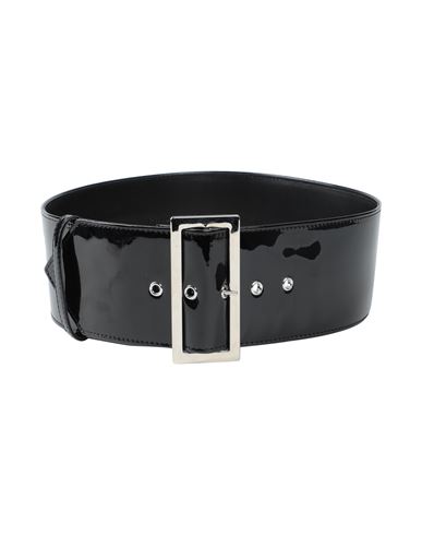 Shop Philosophy Di Lorenzo Serafini Woman Belt Black Size 6 Leather