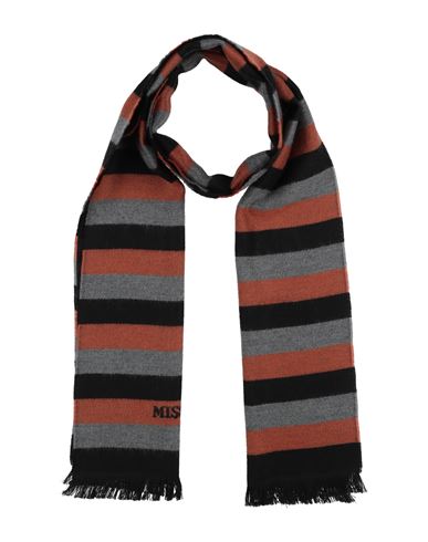 Missoni Man Scarf Black Size - Wool In Black