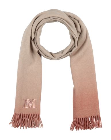 Max Mara Woman Scarf Sand Size - Cashmere In Brown