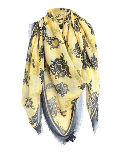 Dsquared2 Man Scarf Yellow Size - Modal, Linen, Silk In Yellow