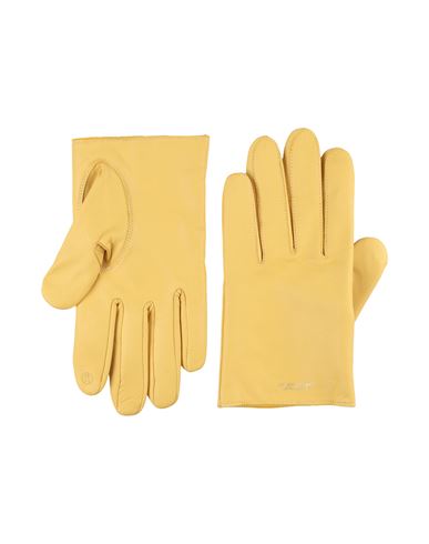 Shop Undercover Man Gloves Yellow Size L Sheepskin