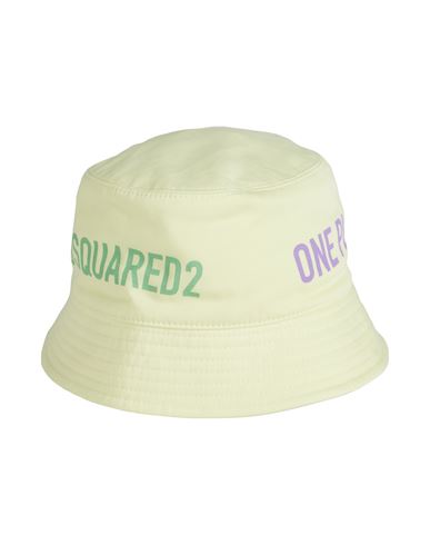 Dsquared2 Man Hat Light Yellow Size L Organic Cotton
