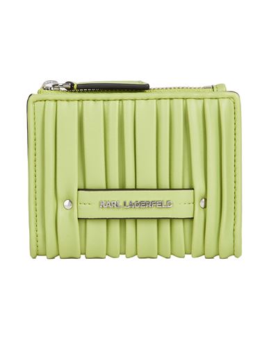 Karl Lagerfeld Woman Wallet Light Green Size - Recycled Polyurethane
