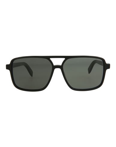 Shop Saint Laurent Aviator-style Acetate Sunglasses Woman Sunglasses Black Size 58 Acetate