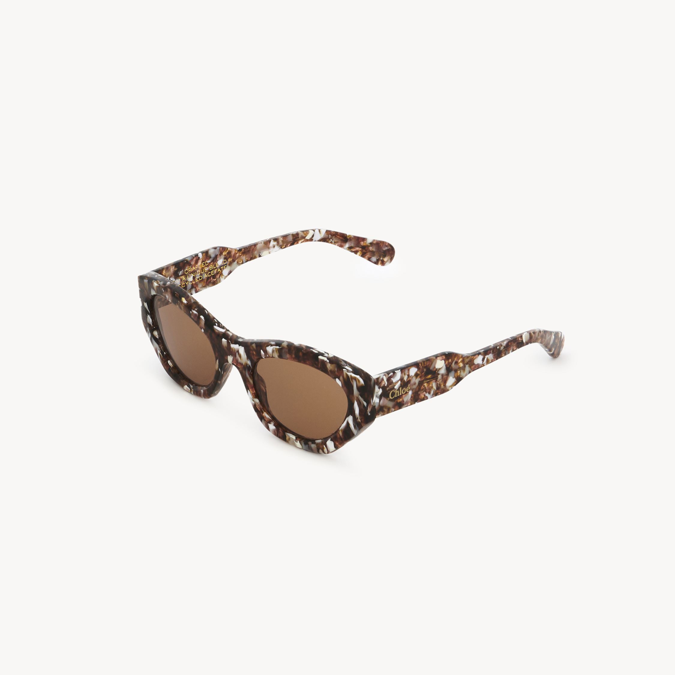 Chloé Gayia Sunglasses White Size Onesize 100% Acetate In White