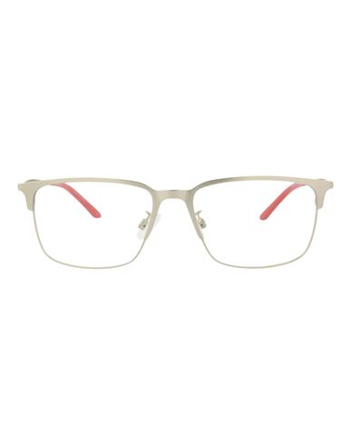 Shop Puma Square-frame Metal Optical Frames Man Eyeglass Frame Silver Size 56 Metal