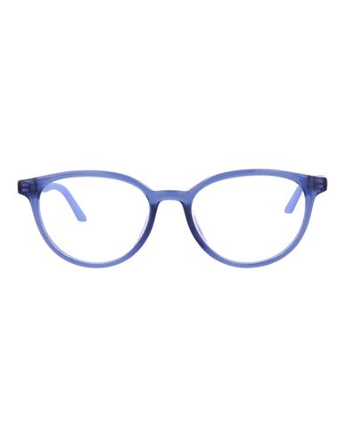 Shop Puma Round-frame Injection Optical Frames Woman Eyeglass Frame Blue Size 52 Plastic Material