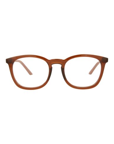 Shop Puma Round-frame Injection Optical Frames Woman Eyeglass Frame Brown Size 52 Plastic Material
