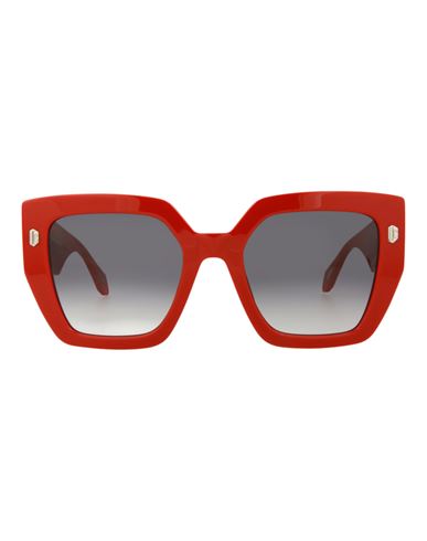 Shop Just Cavalli Square-frame Acetate Sunglasses Woman Sunglasses Red Size 53 Acetate