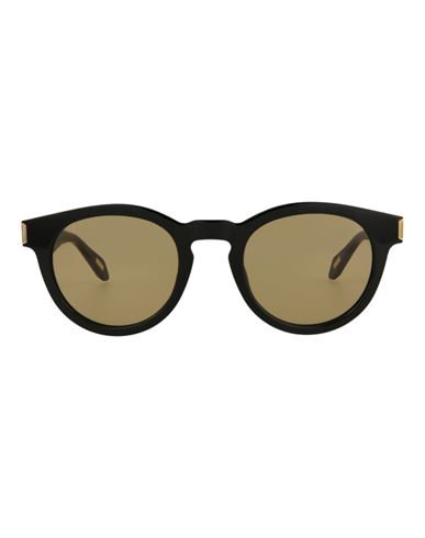 Shop Just Cavalli Round-frame Acetate Sunglasses Man Sunglasses Black Size 50 Acetate