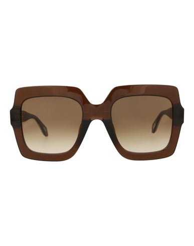 Shop Just Cavalli Square-frame Acetate Sunglasses Woman Sunglasses Brown Size 53 Acetate