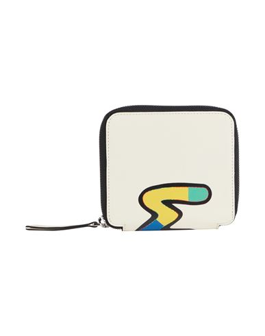 Shop Missoni Woman Wallet Ivory Size - Leather In White