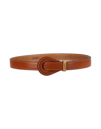 Shop Isabel Marant Woman Belt Brown Size 34 Leather