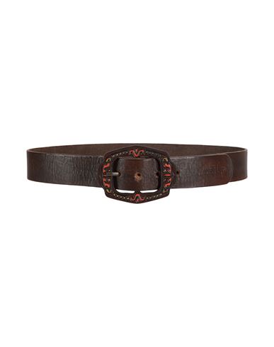 Shop Dsquared2 Woman Belt Brown Size 32 Leather