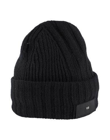 Shop Y-3 Woman Hat Black Size Onesize Wool, Polyamide