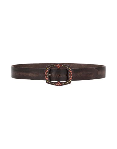 Dsquared2 Man Belt Cocoa Size 39.5 Leather In Brown