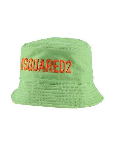 Shop Dsquared2 Man Hat Light Green Size Onesize Cotton