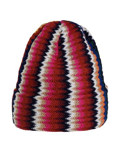 Missoni Woman Hat Fuchsia Size Onesize Wool, Viscose, Polyester In Red