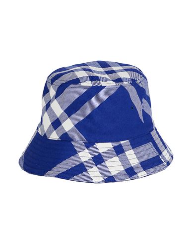 Shop Burberry Man Hat Blue Size 7 ¼ Polyester, Wool