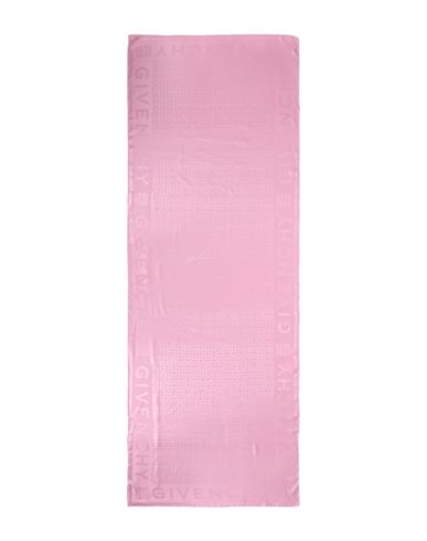 Givenchy 4g Monogram Silk Scarf Woman Scarf Pink Size - Silk
