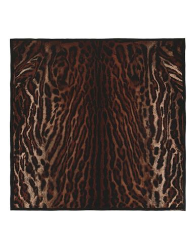 Givenchy Leopard Print Silk Scarf Woman Scarf Multicolored Size - Silk In Fantasy