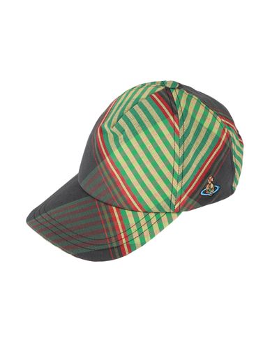 Shop Vivienne Westwood Baseball Cap Hat Green Size L/xl Cotton, Linen