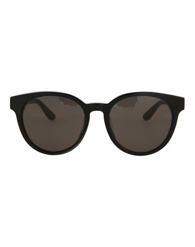 Saint Laurent Round Acetate Sunglasses Woman Sunglasses Black Size 56 Acetate