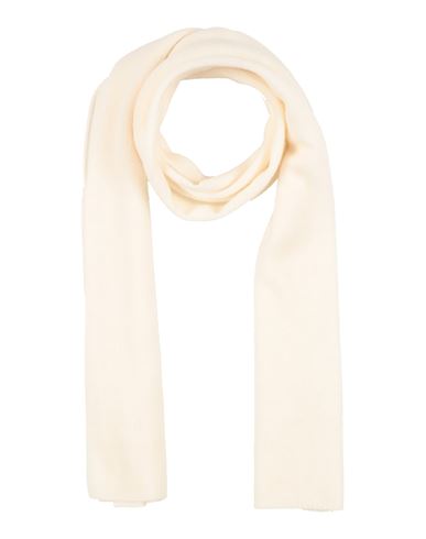 Shop Altea Man Scarf Ivory Size - Virgin Wool, Cashmere In White