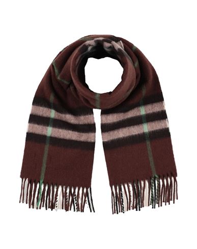 Burberry Man Scarf Cocoa Size - Cashmere In Green