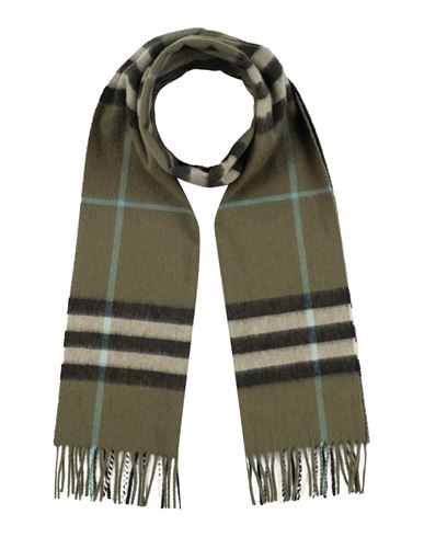 Burberry Man Scarf Military Green Size - Cashmere