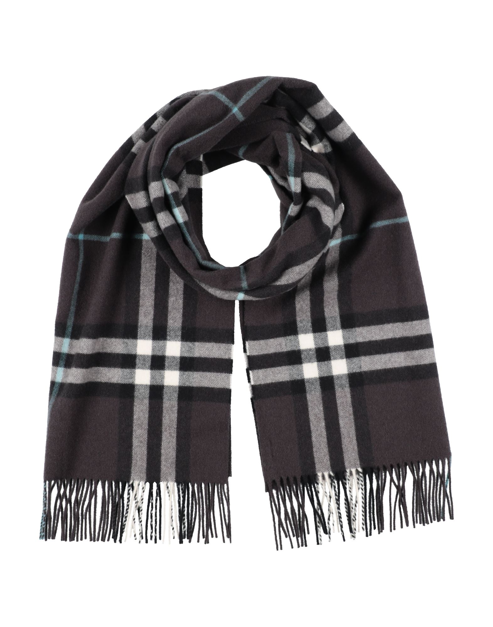 マフラー 幅広 メンズ レディース バーガンディー シンプル バーバリー  