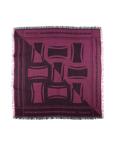 Drumohr Woman Scarf Mauve Size - Wool, Silk In Purple